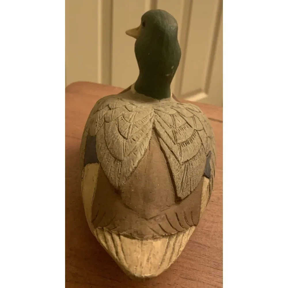 C‎ Williams Signed Resin Drake Mallard Duck Decoy.